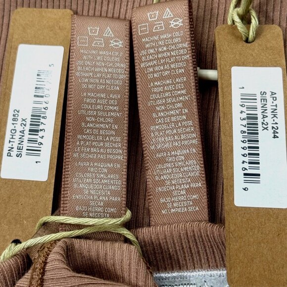 SKIMS Soft Lounge Rib Tank + Thong Team USA Sienna 2X - Picture 9 of 11